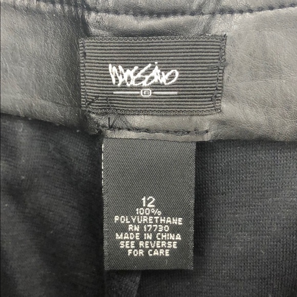 NWT Leather Pants Black Size 12 Faux Leather - Picture 5 of 8